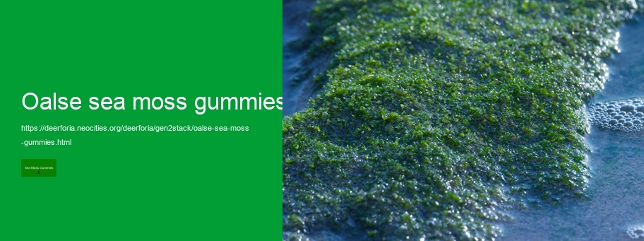 what is sea moss gummies good for